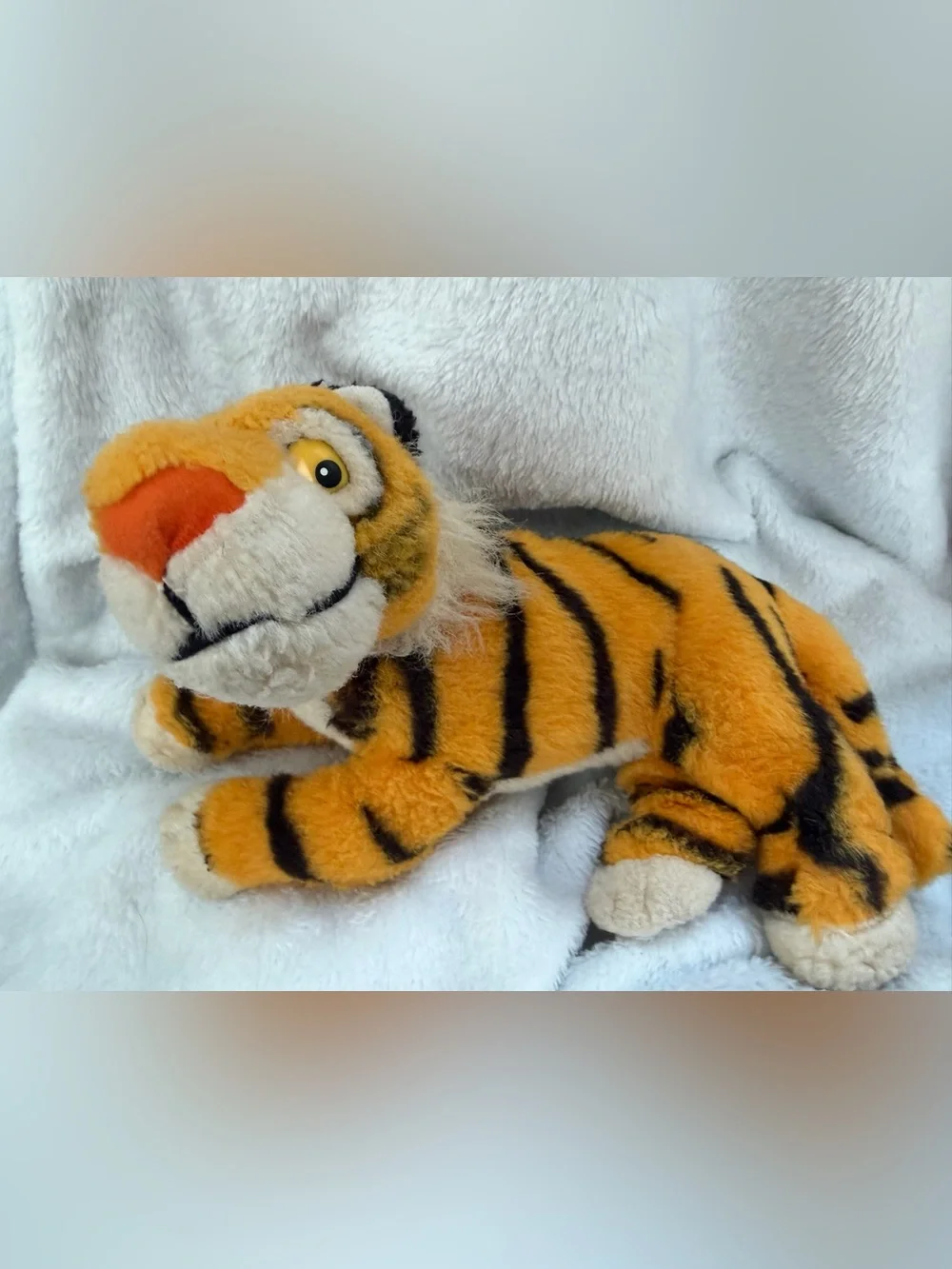 Vintage 1992 Disney Aladdin Rajah Tiger Plush Mattel Arco Toys 11”